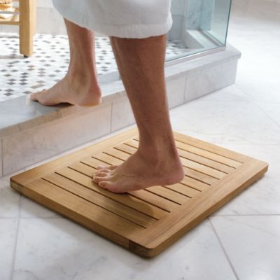 Teak Spa Mat Frontgate