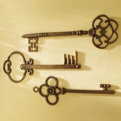 Decorative Brass Keys Frontgate