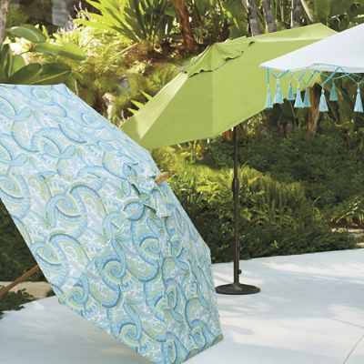 4 x 8 patio umbrella Treasure Garden 8x10 ft Outdoor Patio Umbrella (Rectangular, High-Perf