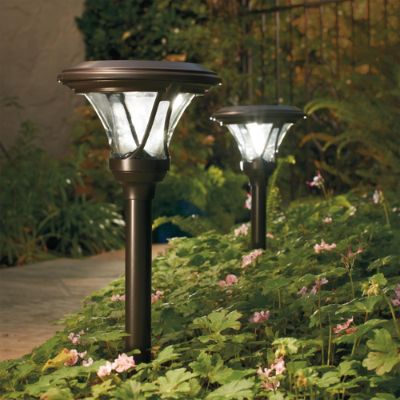 Set of Two Pro Series IV Solar Path Lights | Frontgate