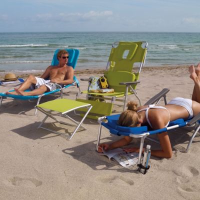 face down beach lounger