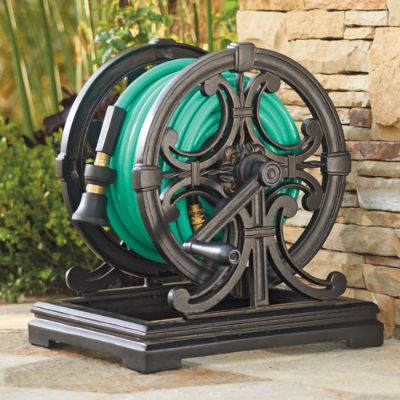 Freestanding Medallion Hose Reel