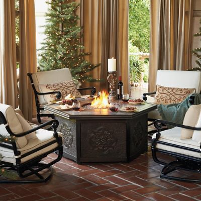 Verona Custom Gas Fire Table | Frontgate