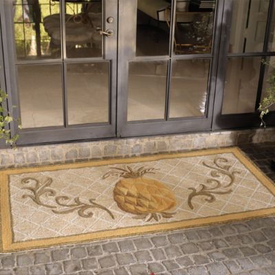 Pineapple Door Mat Frontgate