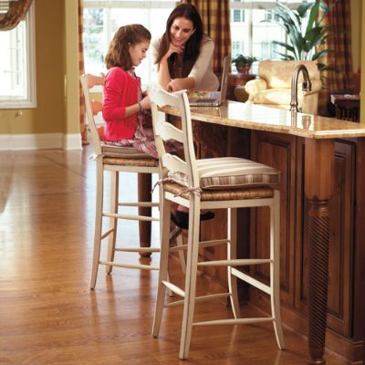 Surrey Bar Stool with Seat Cushion Frontgate