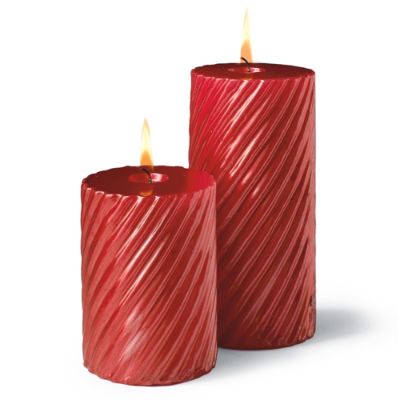 Spiral Metallic Candles Frontgate