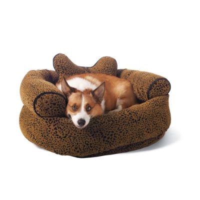 Flocked Animal Print Comfy Pet Couch Frontgate
