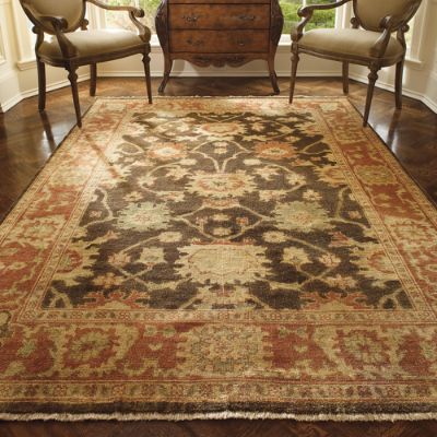 Oushak Banbury Wool Area Rug Frontgate