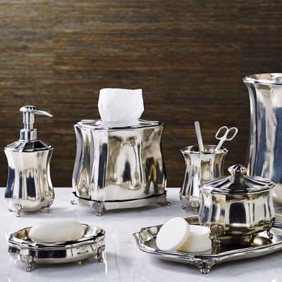 Labrazel Sofia Pewter Bath Accessories Frontgate