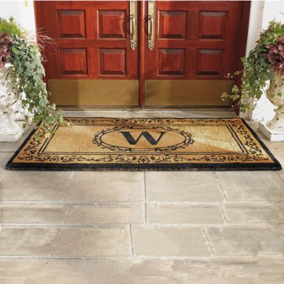 Abrilina X-Large Monogrammed Doormat 36 X 72 – DelaraHome