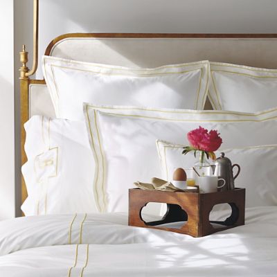 Resort Embroidered Stripe Bedding Collection Frontgate