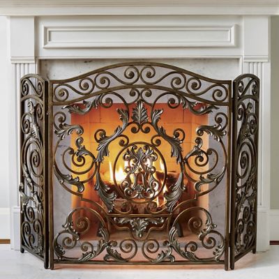 Avignon Fireplace Screens | Frontgate