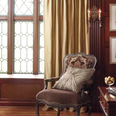 Valencia Silk Drapery Panels And Accessories Frontgate