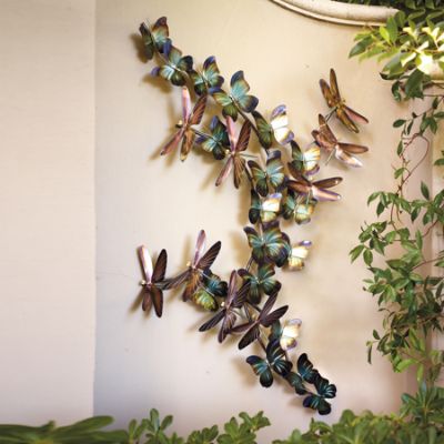 Dragonflies and Butterflies Wall Art Frontgate