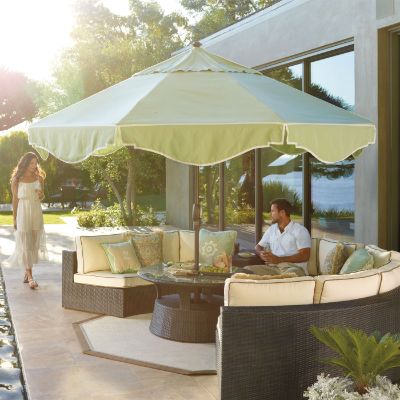 Square umbrella canopy