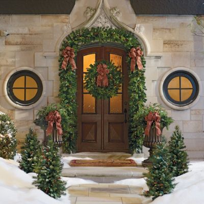 Winter Pine Cordless Outdoor Greenery Collection | Frontgate