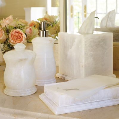 Orleans Alabaster Bath Accessories Frontgate