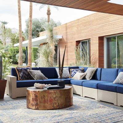 Palermo Modular Seating In Linen Finish Frontgate