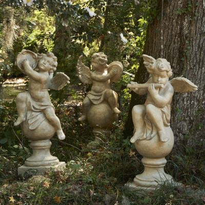 Musical Cherub Statues Frontgate