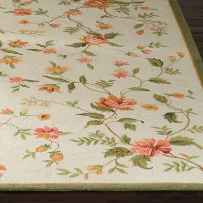 Blooming Vine Wool Area Rugs Frontgate