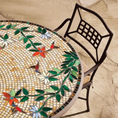KNF - Neille Olson Mosaics Caramel Hummingbird Collection | Frontgate
