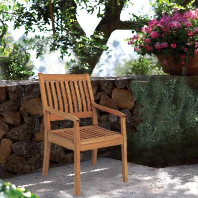 Kingston Teak Dining Arm Chair by Gloster Frontgate